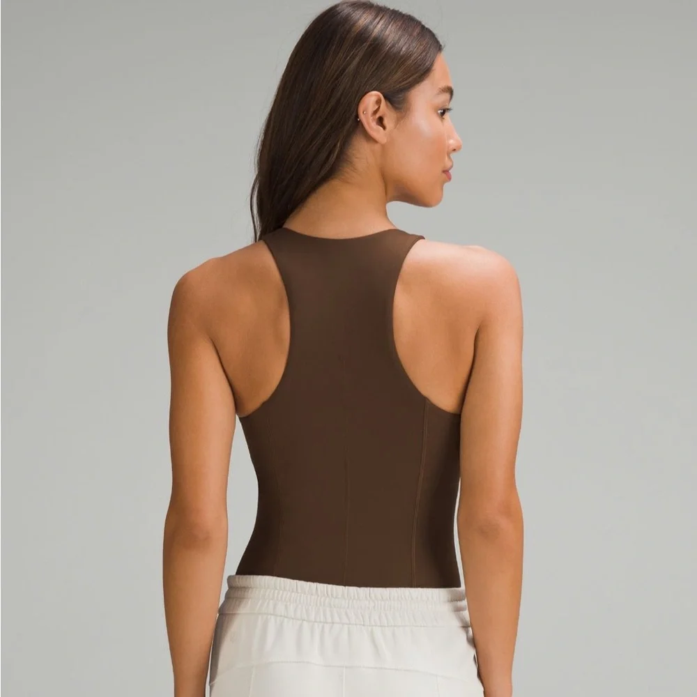 Lululemon High-Neck Tight-Fit Shelf Bodysuit - Picture 3 of 8